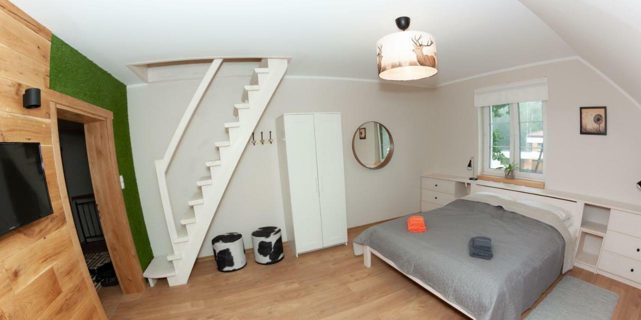 Mazurska Gajowka Appartement Ruciane-Nida Buitenkant foto